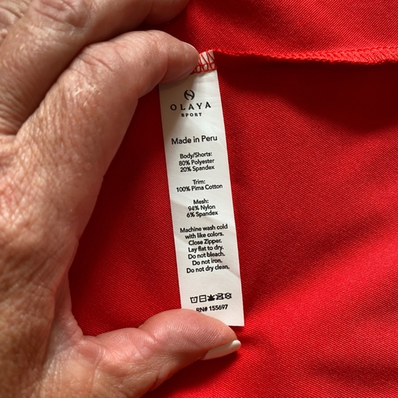 Olayasport Red Athena Dress Size Small - Picture 16 of 16